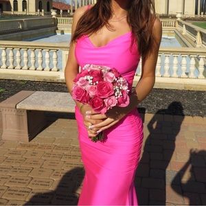 Hot pink Gown 💐